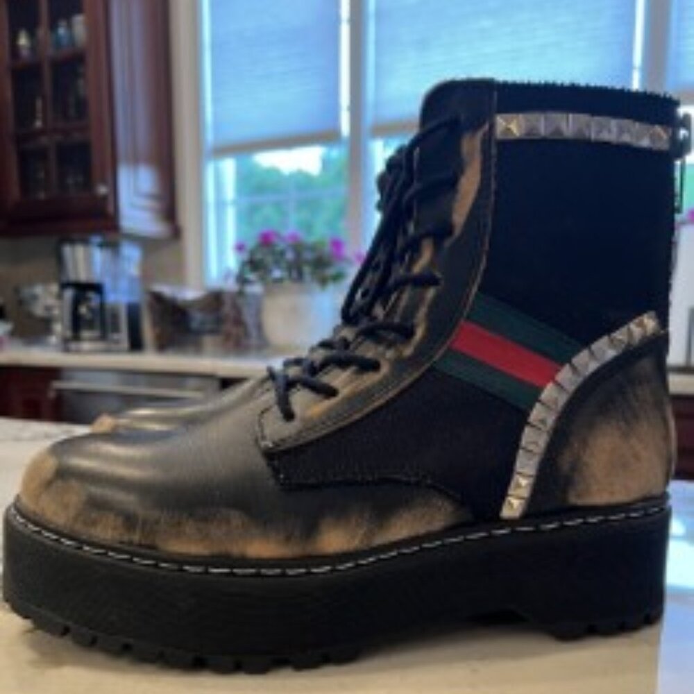 Steve Madden Burner Lug Sole Platform Boot Size 10 - Picture 2 of 4